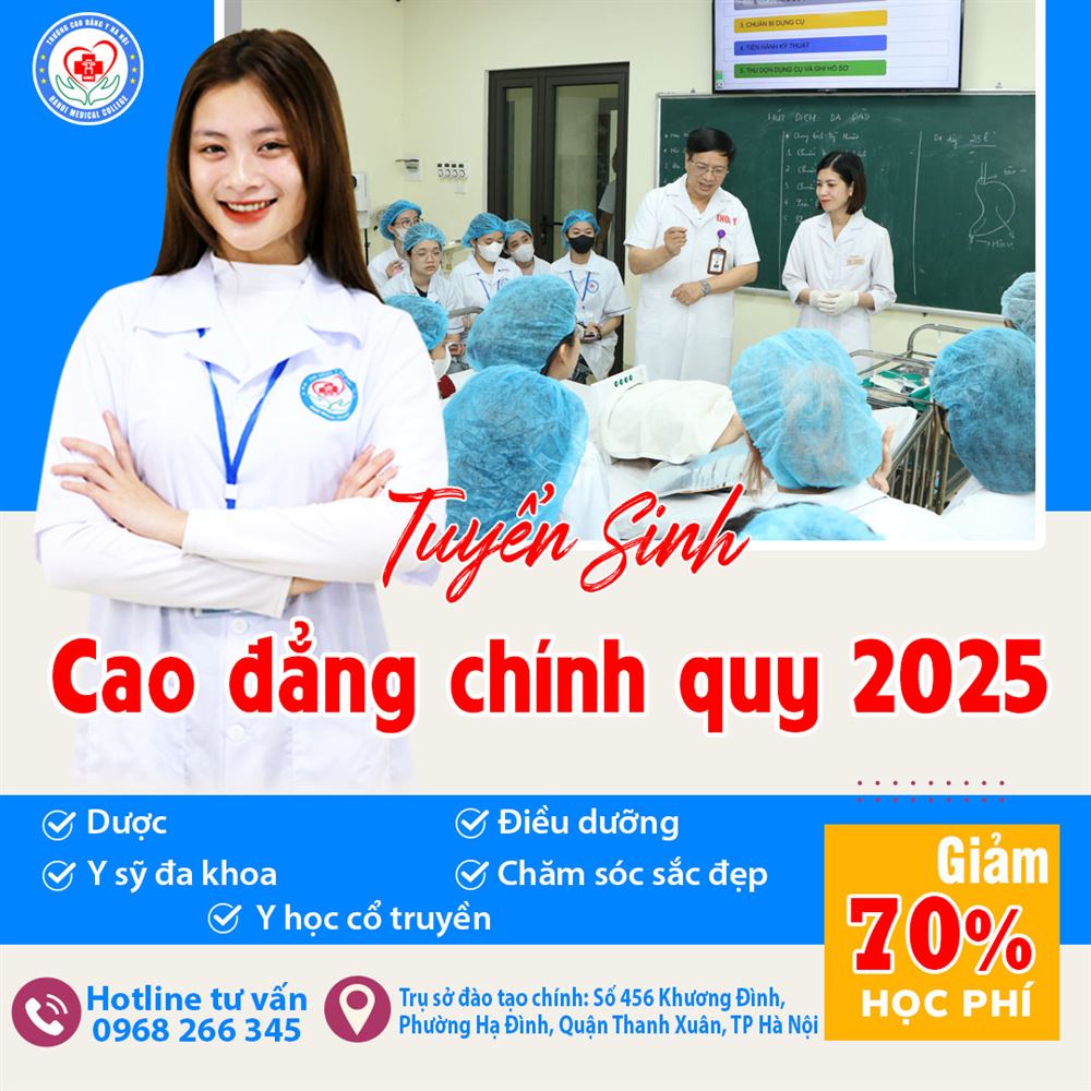 Hướng dẫn Thí sinh đăng ký nguyện vọng sớm năm 2025 – Trường Cao đẳng Y Hà Nội