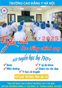 ĐĂNG KÝ XÉT TUYỂN 2025 – TRƯỜNG CAO ĐẲNG Y HÀ NỘI