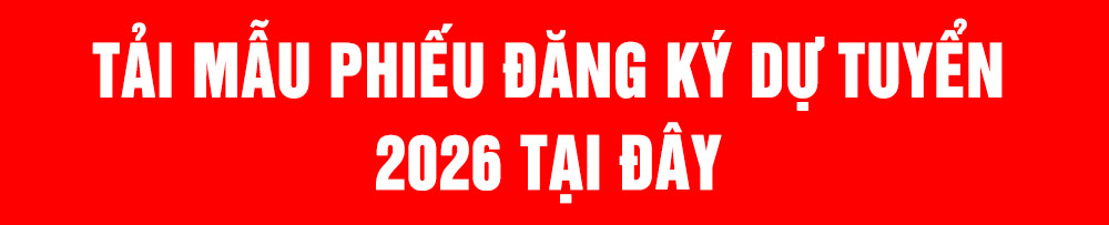 MẪU PHIẾU TUYỂN SINH - HƯỚNG DẪN LÀM HỒ SƠ XÉT TUYỂN 